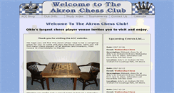 Desktop Screenshot of akronchessclub.com